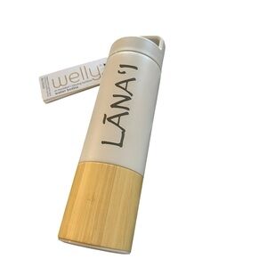 White and Tan Tea Infuser Water Bottle